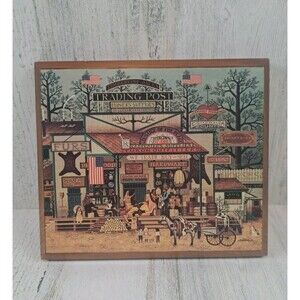 Timberline Jacks Trading Post Wooden Wall Art Plaque Charles Wysocki Old West